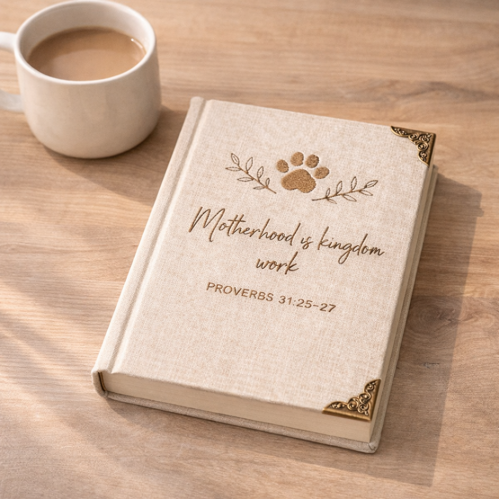Motherhood Is Kingdom Work Notebook – Mother’s Day Gift for Dog & Cat Mom