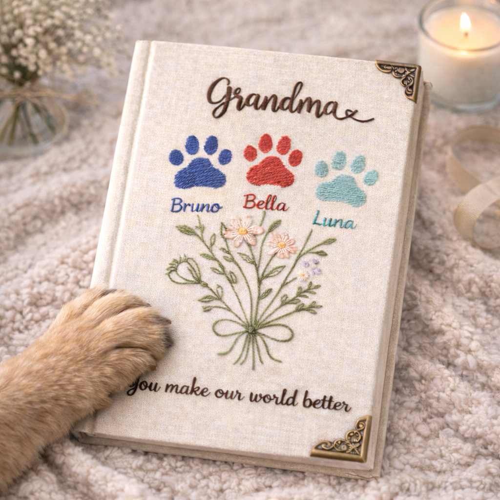 You Make Our World Better Personalized Notebook – Mother’s Day Gift for Mom