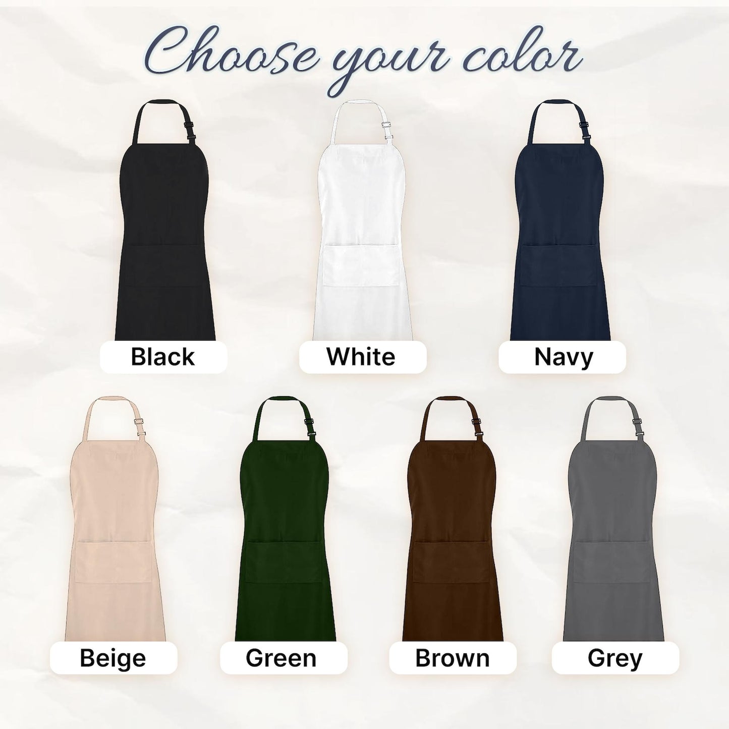 Custom Pet Embroidered Apron, Dog Mom Apron