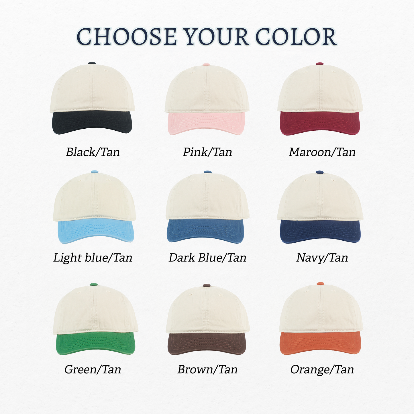 Custom Text Embroidered Hat, Gift For New Mom And Dad