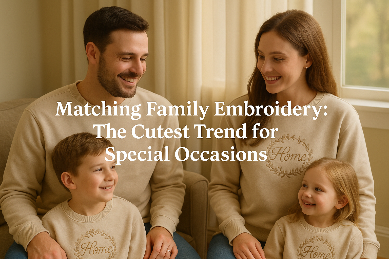 Matching Family Embroidery: The Cutest Trend for Special Occasions