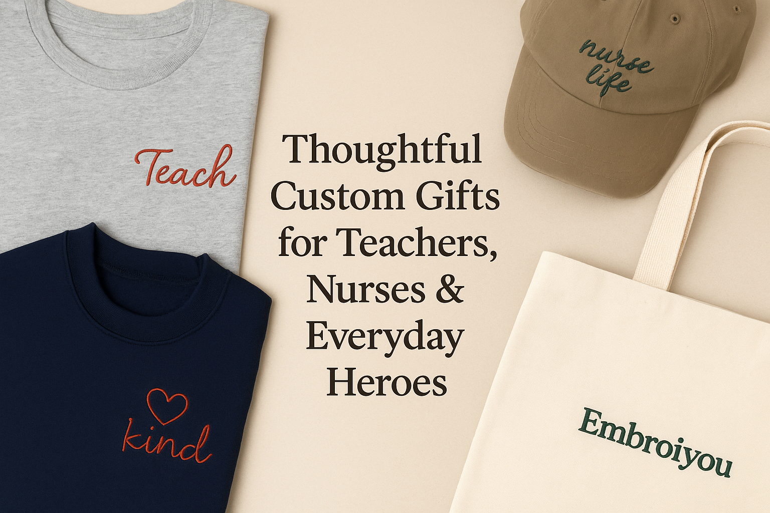 Thoughtful Custom Gifts for Teachers, Nurses & Everyday Heroes