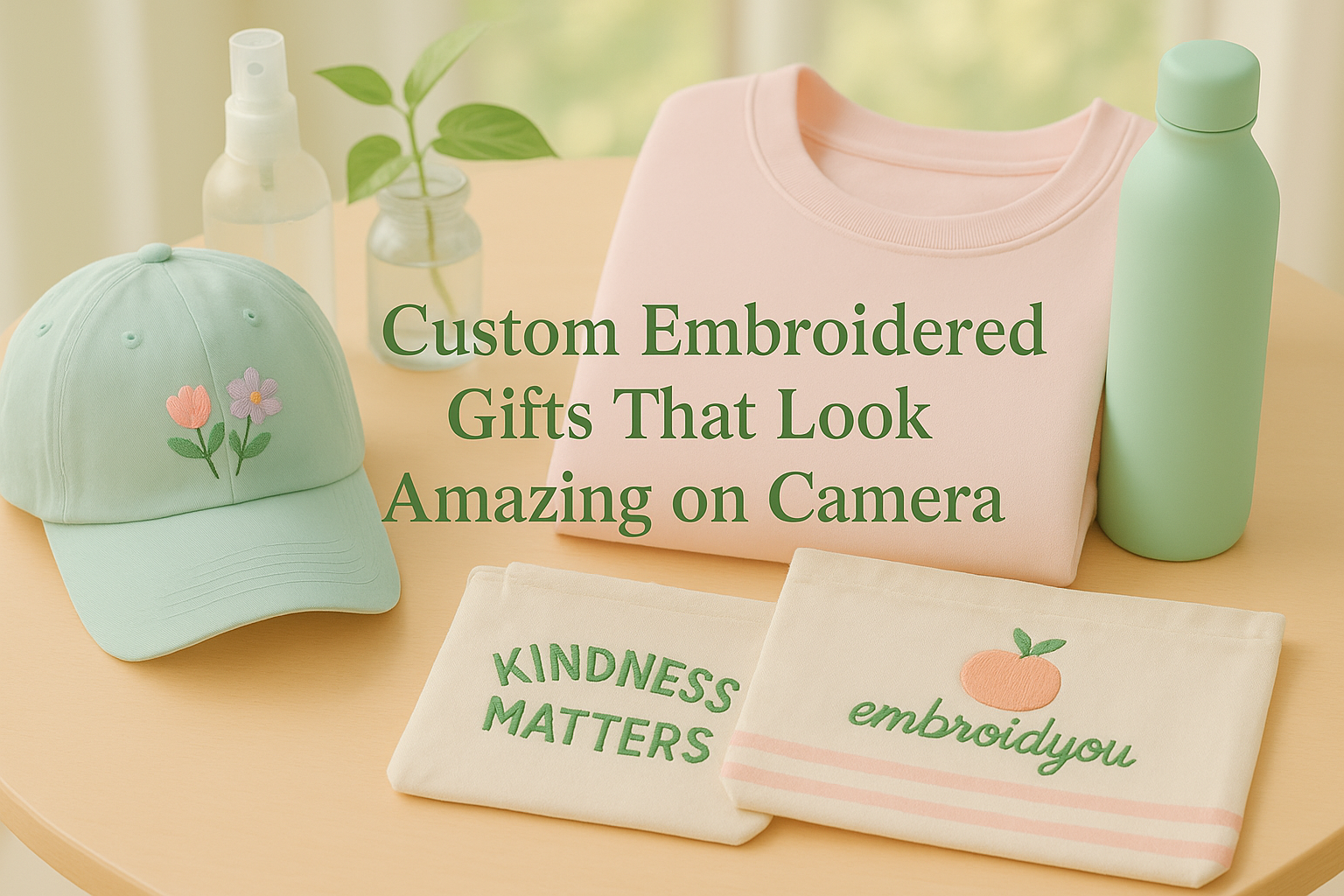 Custom Embroidered Gifts That Look Amazing on Camera