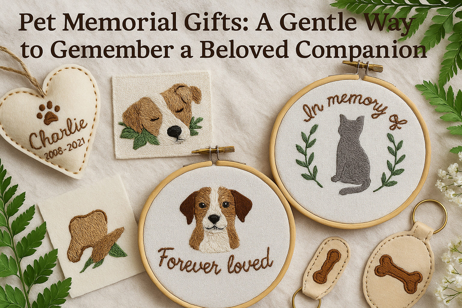 Pet Memorial Gifts: A Gentle Way to Remember a Beloved Companion