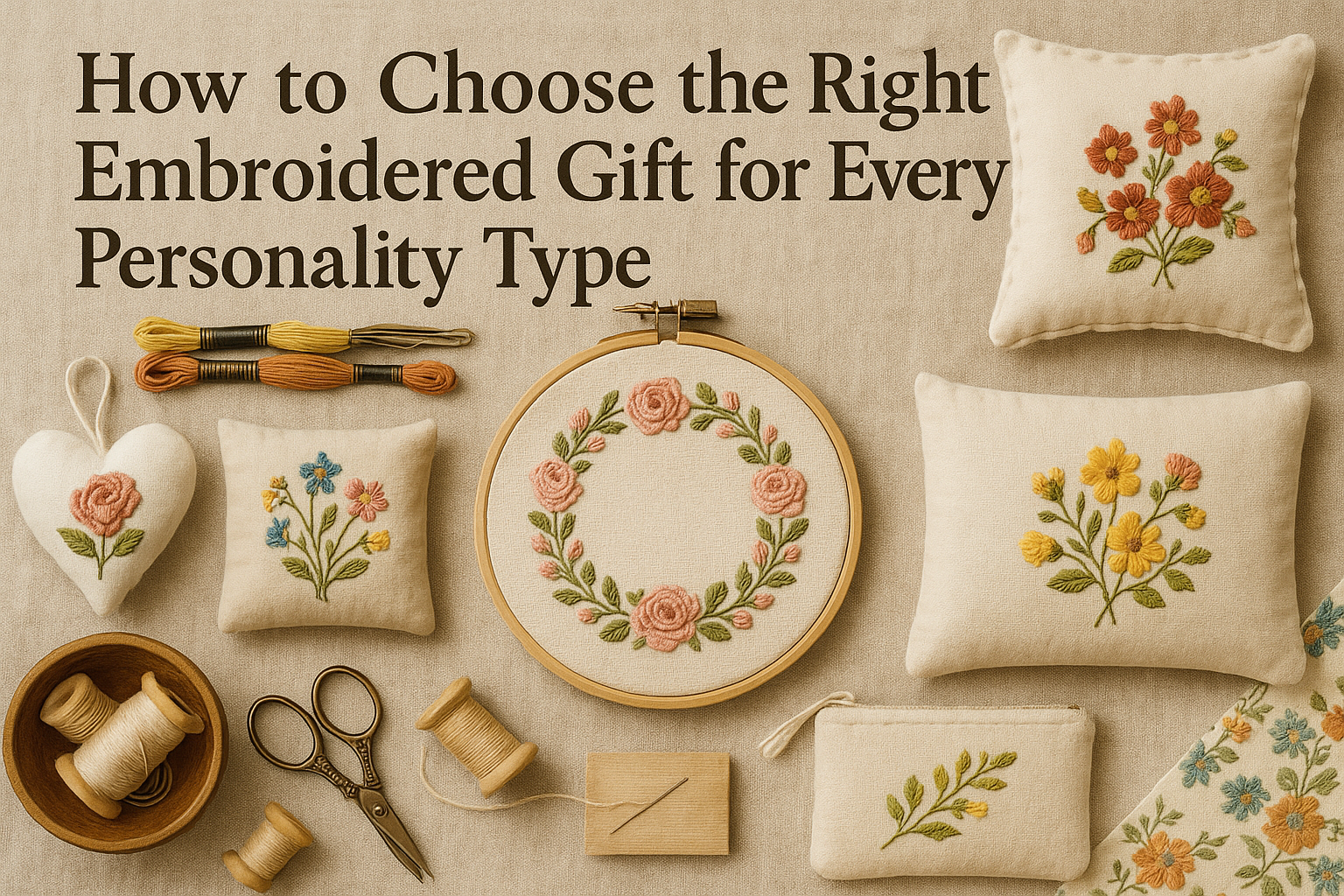 How To Choose The Right Embroidered Gift For Every Personality Type