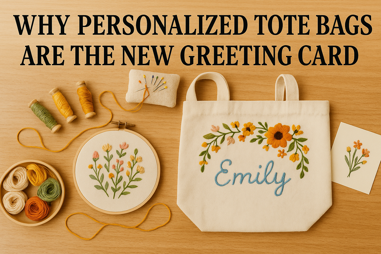 Why Personalized Tote Bags Are the New Greeting Card