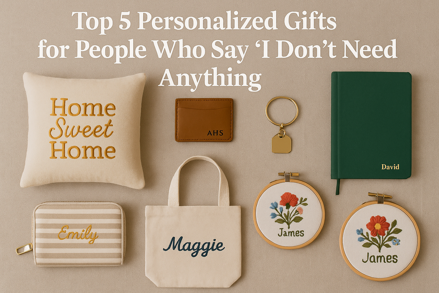 Top 5 Personalized Gifts for People Who Say ‘I Don’t Need Anything