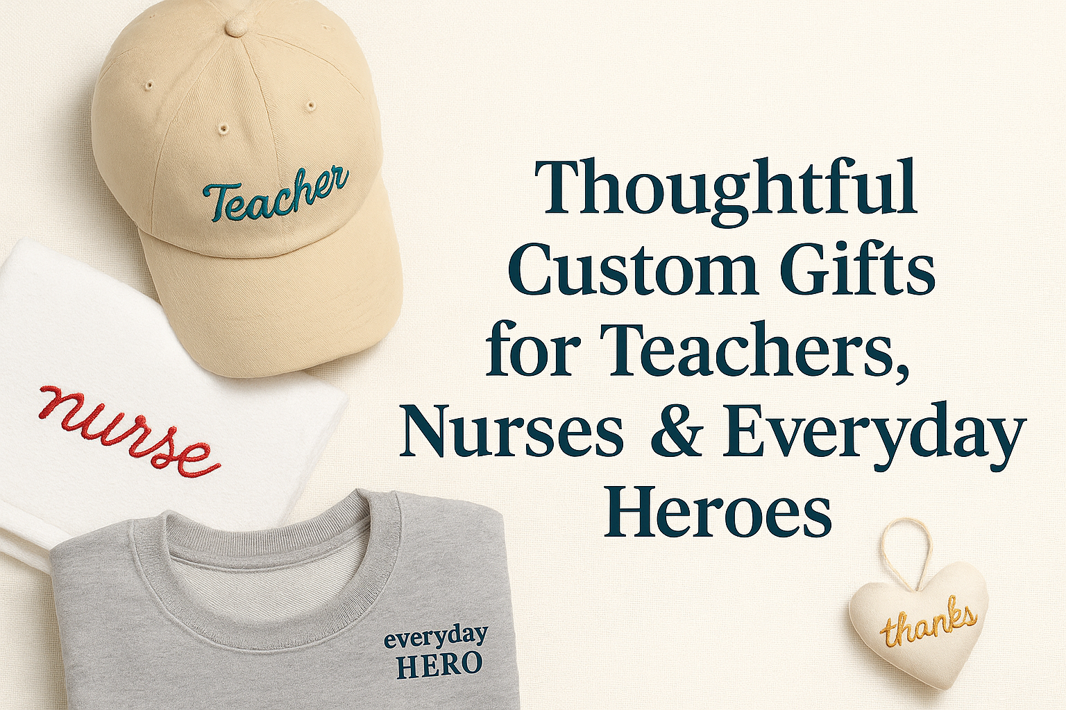 Thoughtful Custom Gifts for Teachers, Nurses & Everyday Heroes