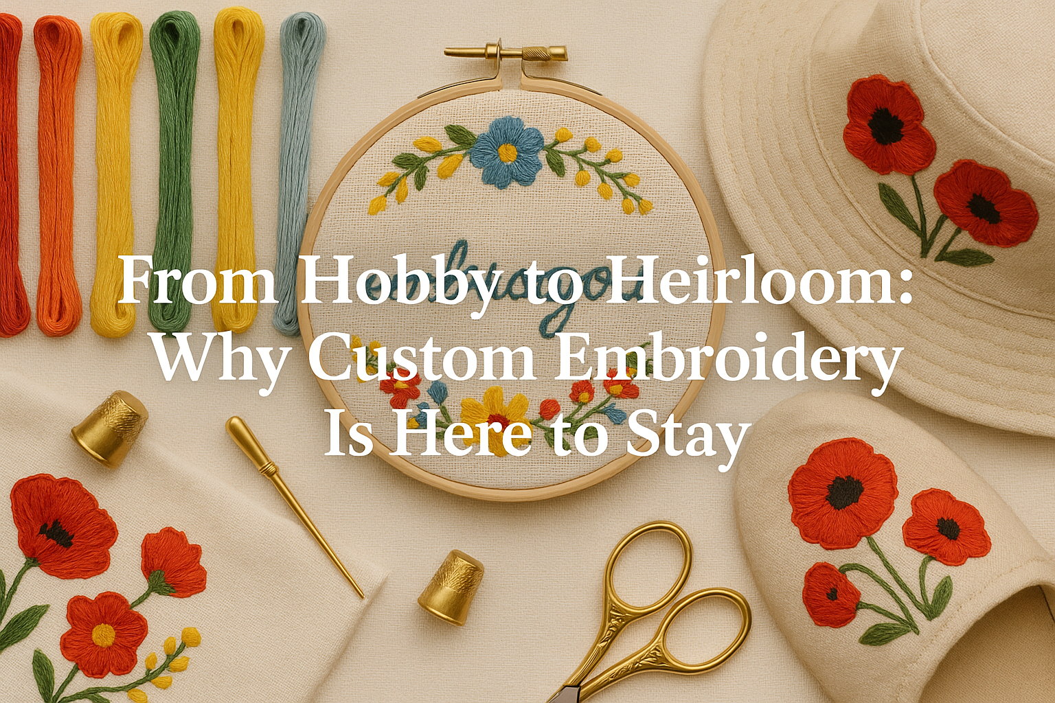 From Hobby to Heirloom: Why Custom Embroidery Is Here to Stay