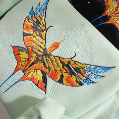 Toruk Makto Fire Ikran Embroidered Sweatshirt