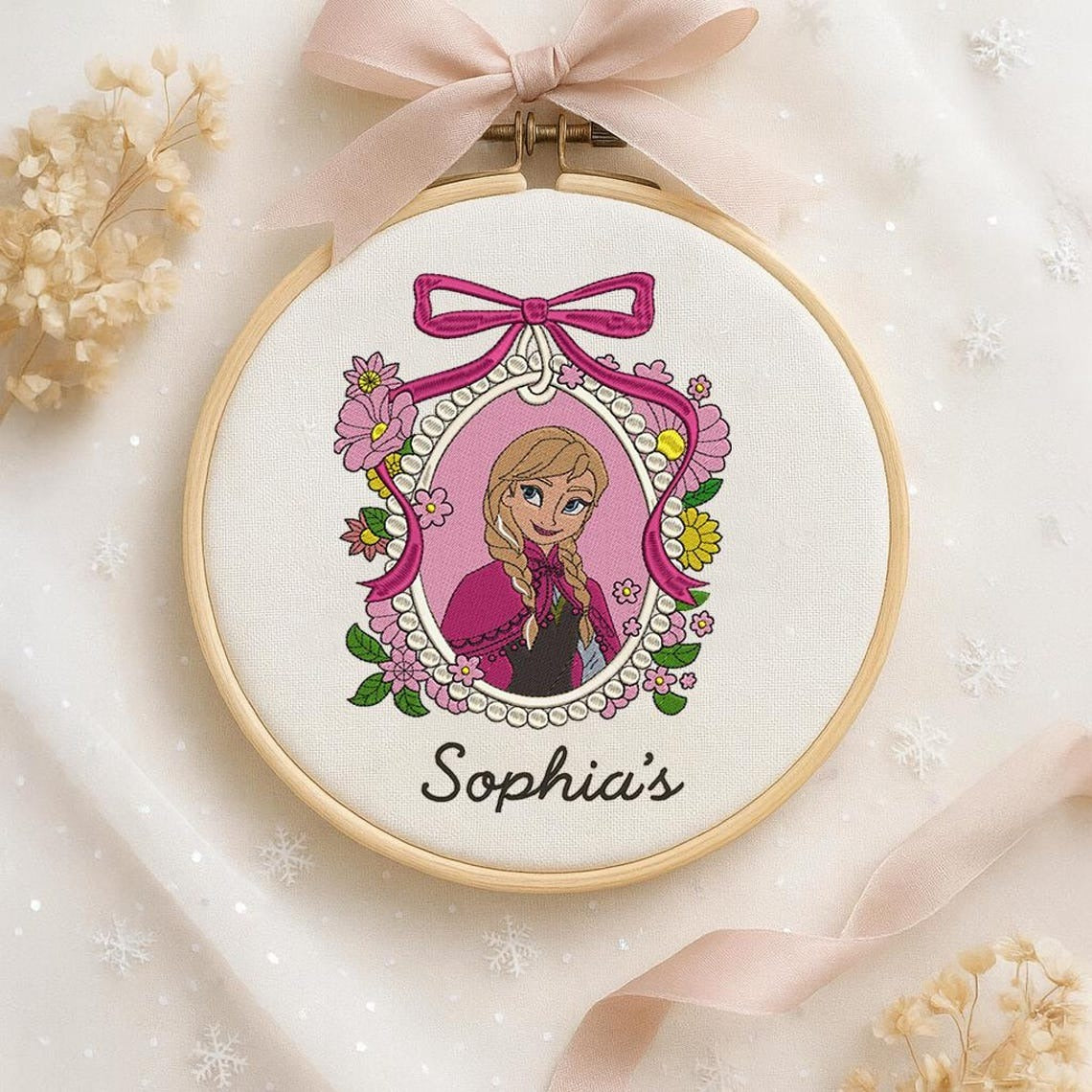 Personalized Frozen Christmas Ornament, Custom Anna Christmas Ornament, Elsa Olaf Ornament, Disney Christmas Tree Decor