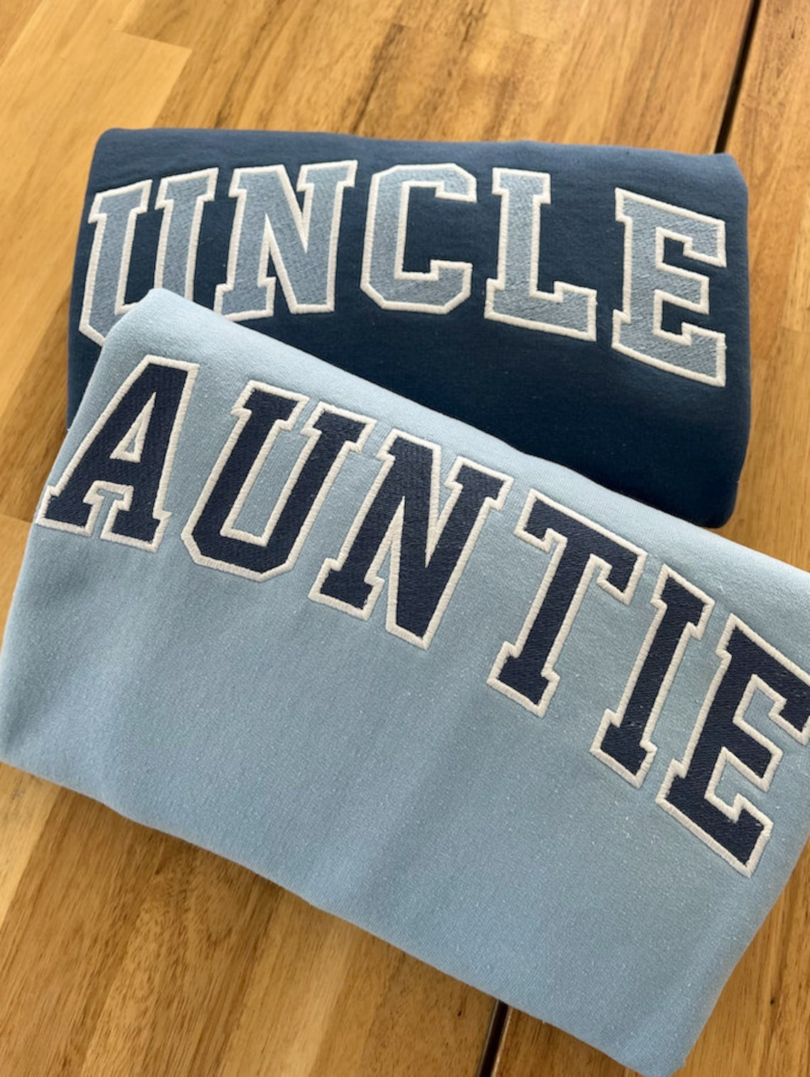 Custom Filled Embroidered Varsity Crewneck, University Sweaters