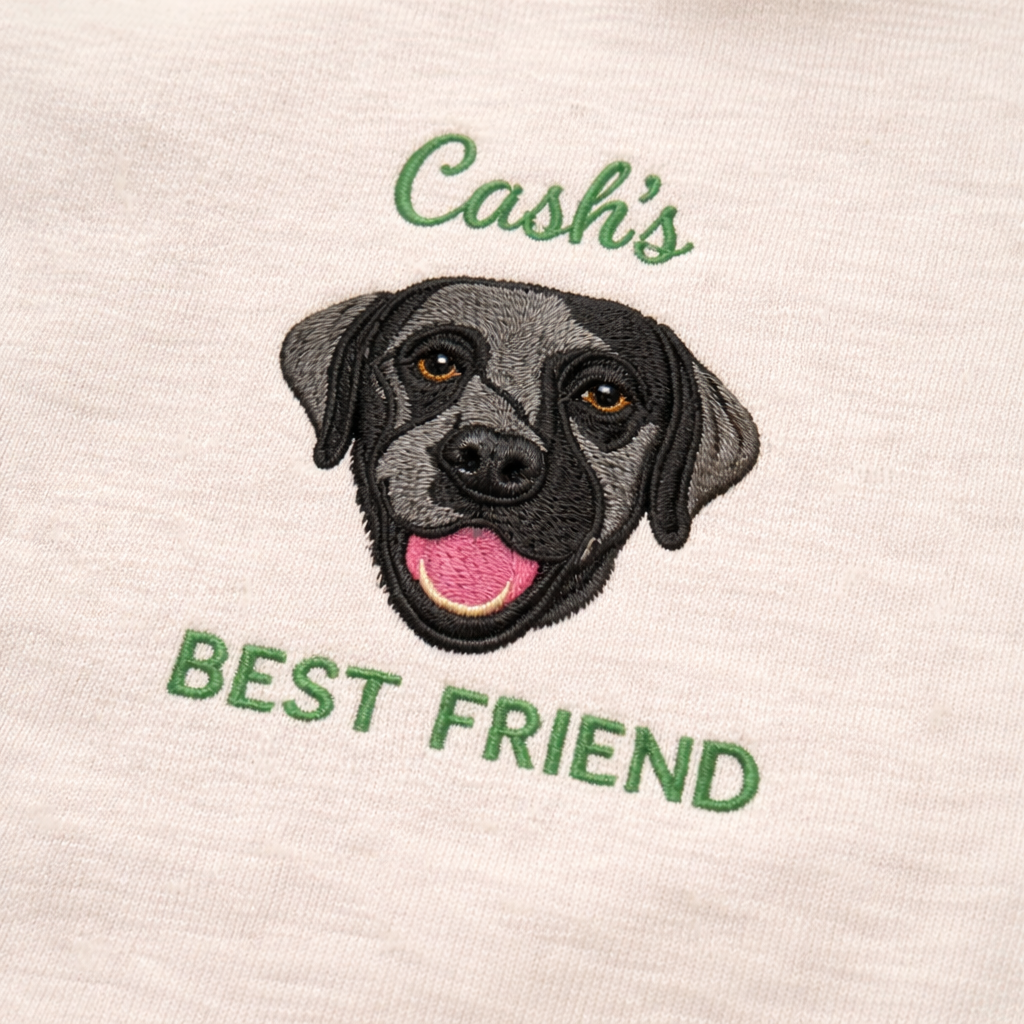 Labrador Retriever Baby Onesie – Personalized Embroidered Gift for Mom