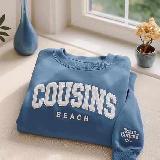 The Summer I Turned Pretty Embroidered Sweatshirt, Cousins Beach Merch