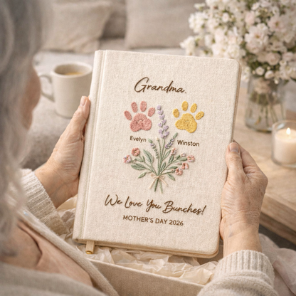 We Love You Bunches Personalized Pet Notebook – Mother’s Day Gift for Dog & Cat Mom