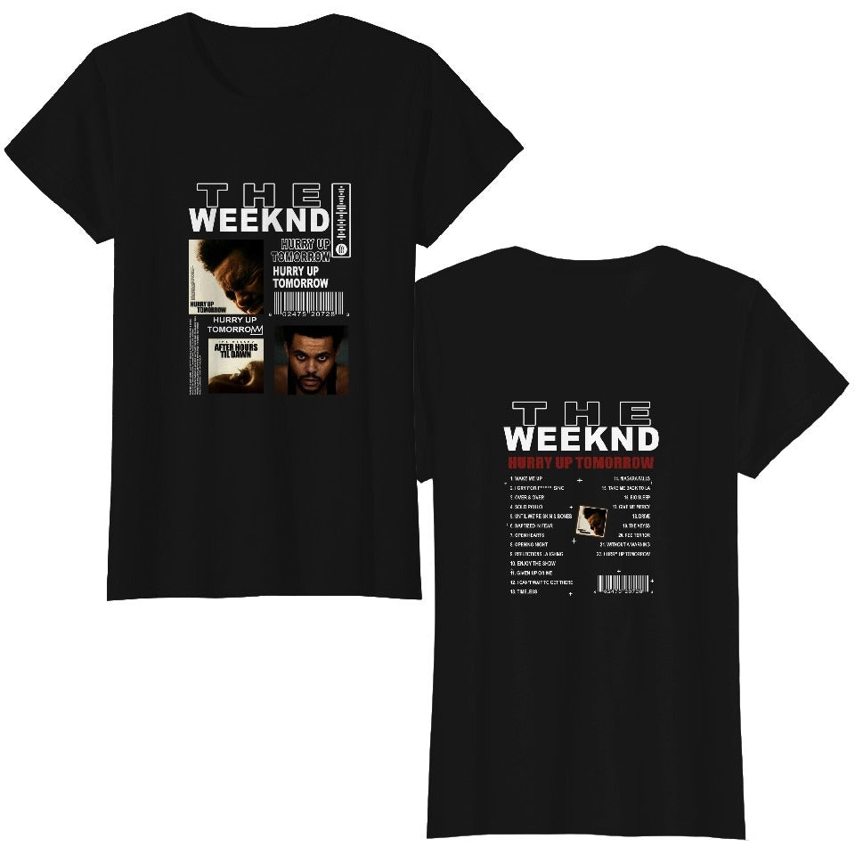The weeknd concert shirt