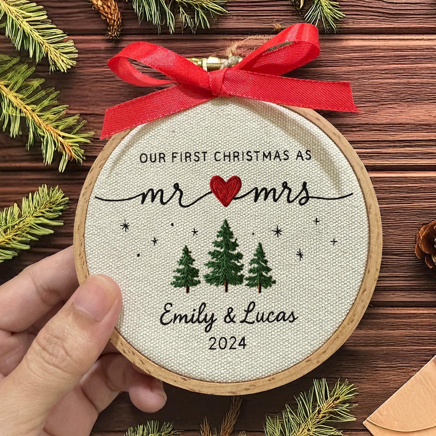 First Christmas as Mr & Mrs Ornament