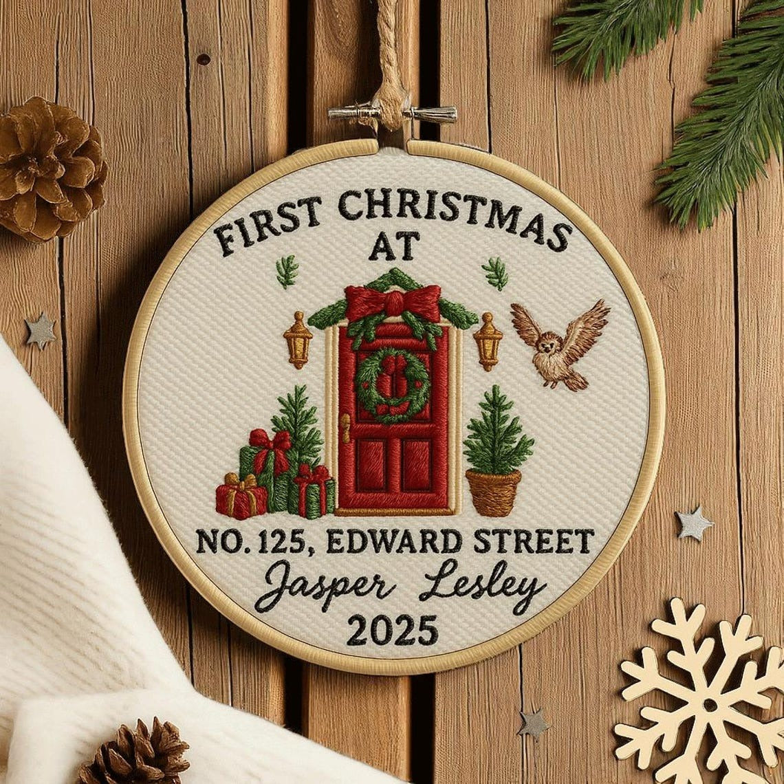 Personalized New Home Ornament - Our New Home Ornament 2025 - New House Christmas Ornament -Housewarming Gift For Her