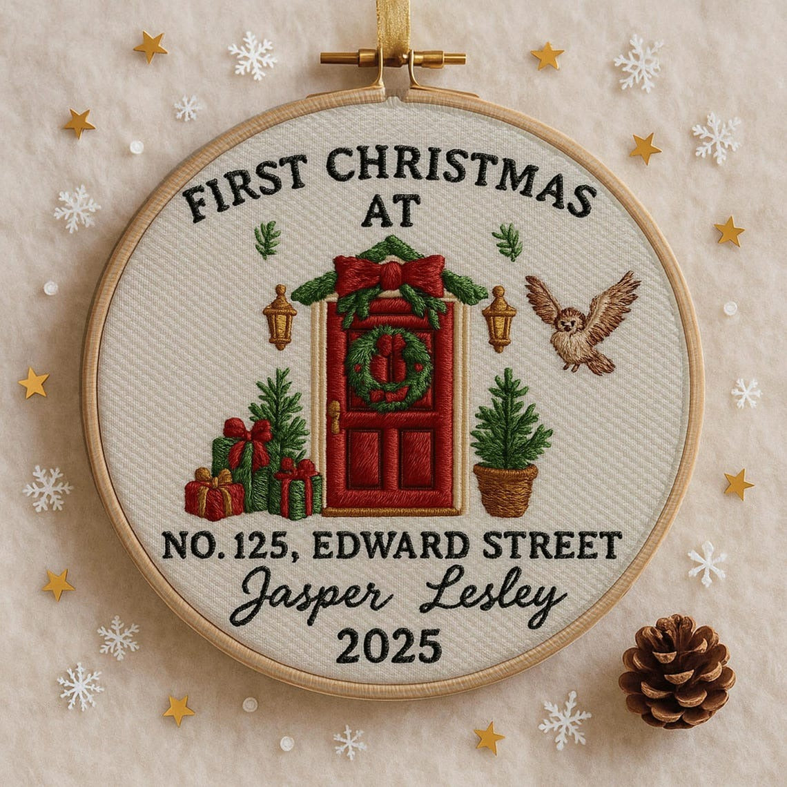 Personalized New Home Ornament - Our New Home Ornament 2025 - New House Christmas Ornament -Housewarming Gift For Her
