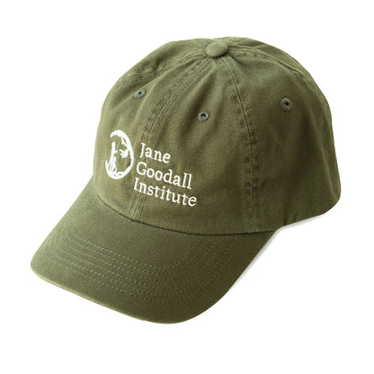 Jane Goodall Institute Logo Poly Hat, Washed Color Dad Cap