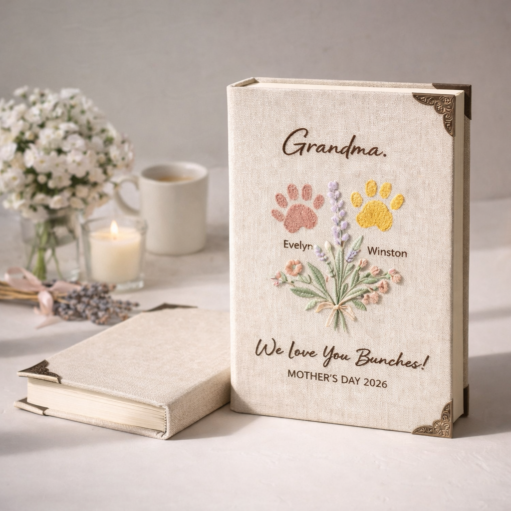 We Love You Bunches Personalized Pet Notebook – Mother’s Day Gift for Dog & Cat Mom
