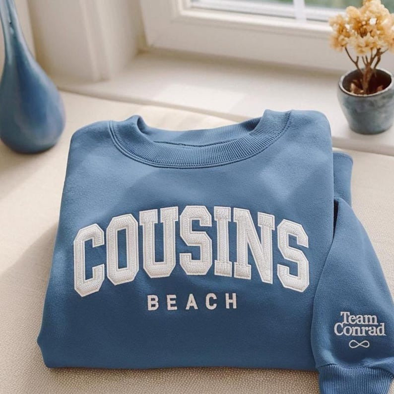 The Summer I Turned Pretty Embroidered Sweatshirt, Cousins Beach Merch