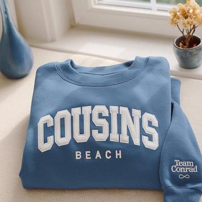The Summer I Turned Pretty Embroidered Sweatshirt, Cousins Beach Merch