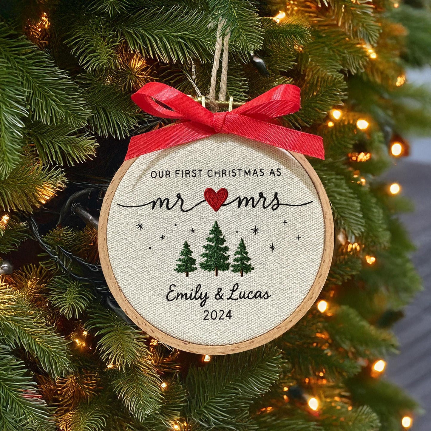 First Christmas as Mr & Mrs Ornament