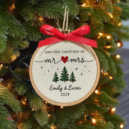 First Christmas as Mr & Mrs Ornament