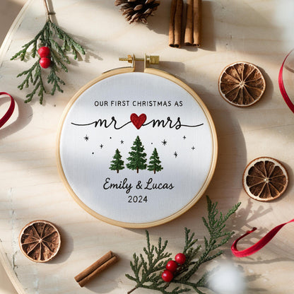 First Christmas as Mr & Mrs Ornament