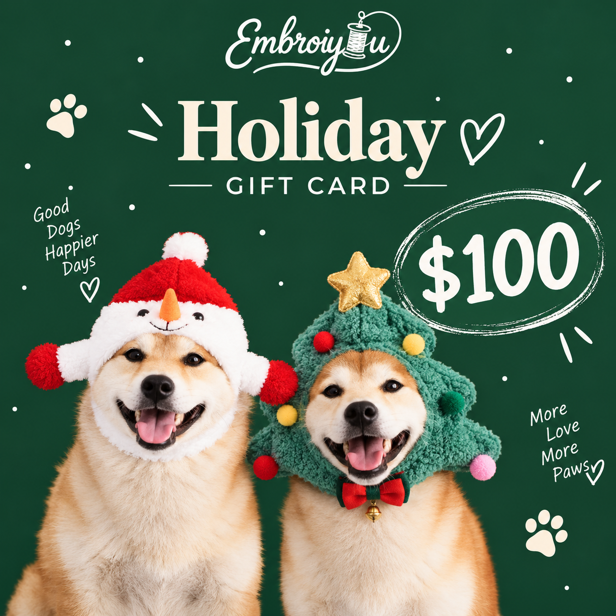 Embroiyou | Holiday Digital Gift Card