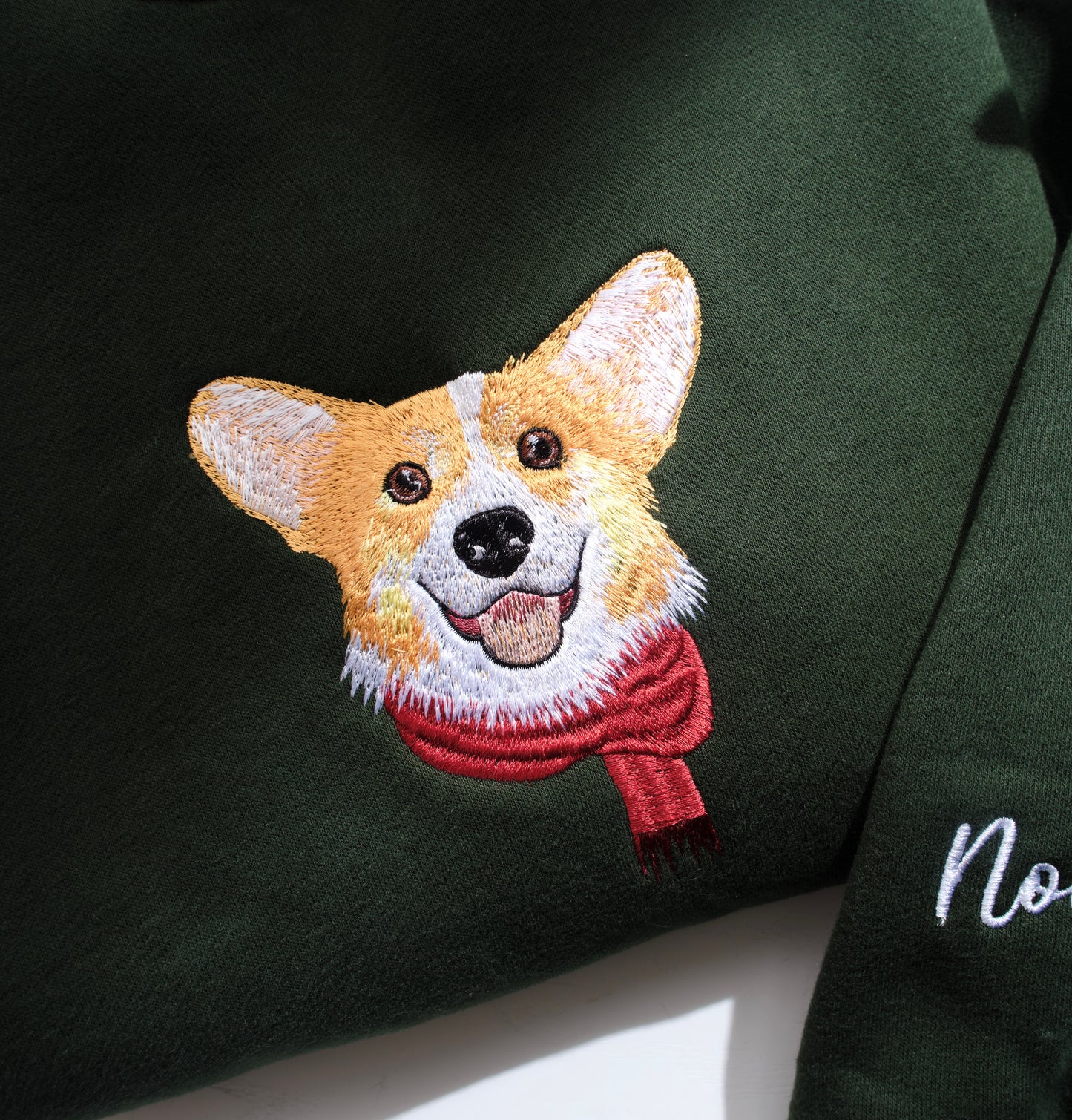 Custom Pet Embroidered Sweatshirt With Name