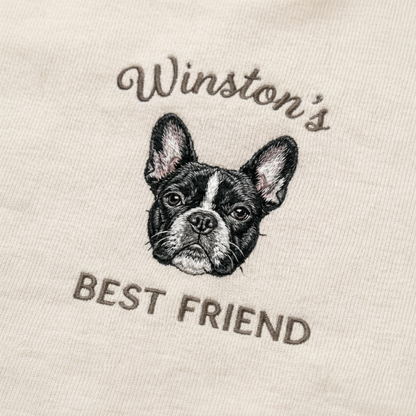 French Bulldog Baby Onesie – Personalized Embroidered Gift for Mom