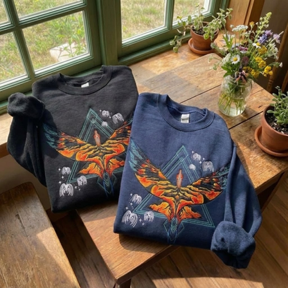 Toruk Makto Fire Ikran Embroidered Sweatshirt