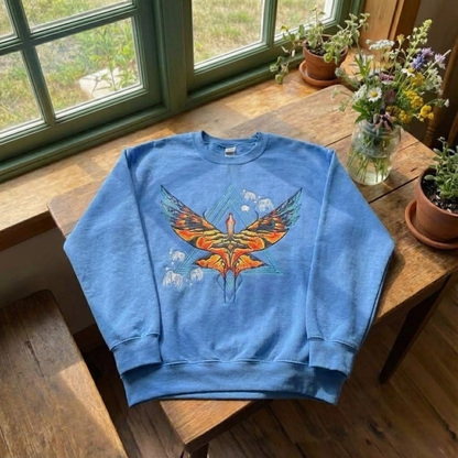 Toruk Makto Fire Ikran Embroidered Sweatshirt
