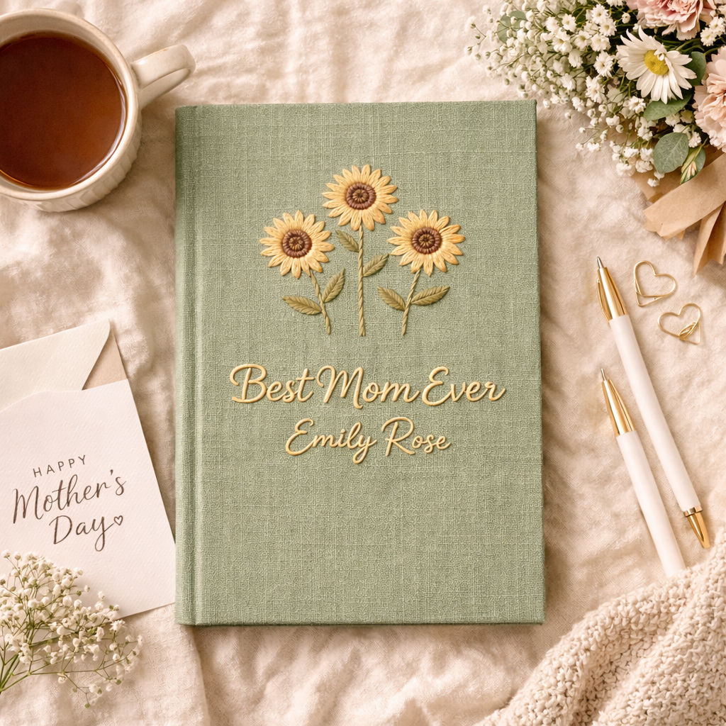 Best Mom Ever Personalized Notebook – Mother’s Day Gift for Mom