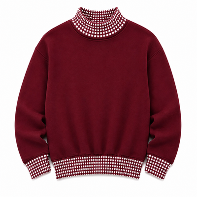 Gingham Sweatshirt