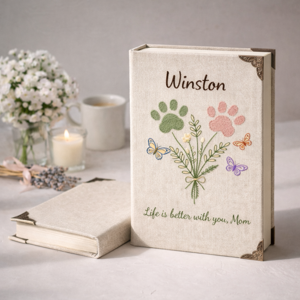 Life is Better with Mom Personalized Pet Notebook – Mother’s Day Gift for Dog & Cat Mom