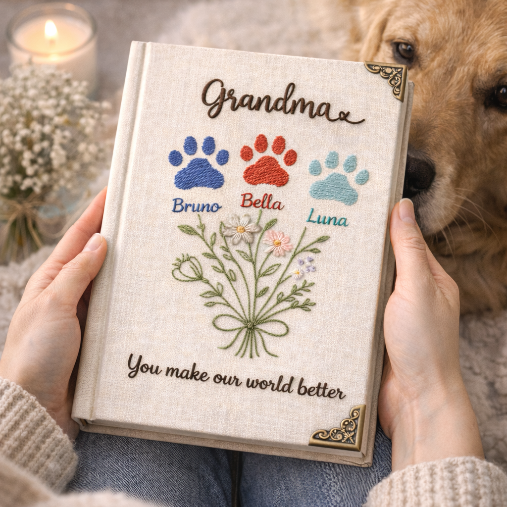 You Make Our World Better Personalized Notebook – Mother’s Day Gift for Mom
