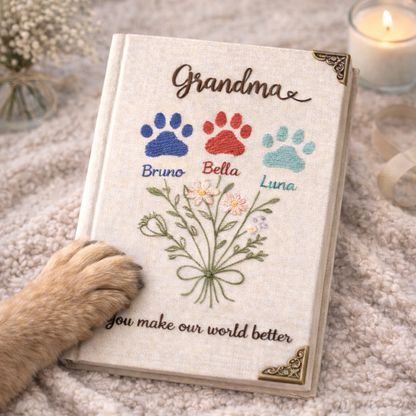 You Make Our World Better Personalized Notebook – Mother’s Day Gift for Mom