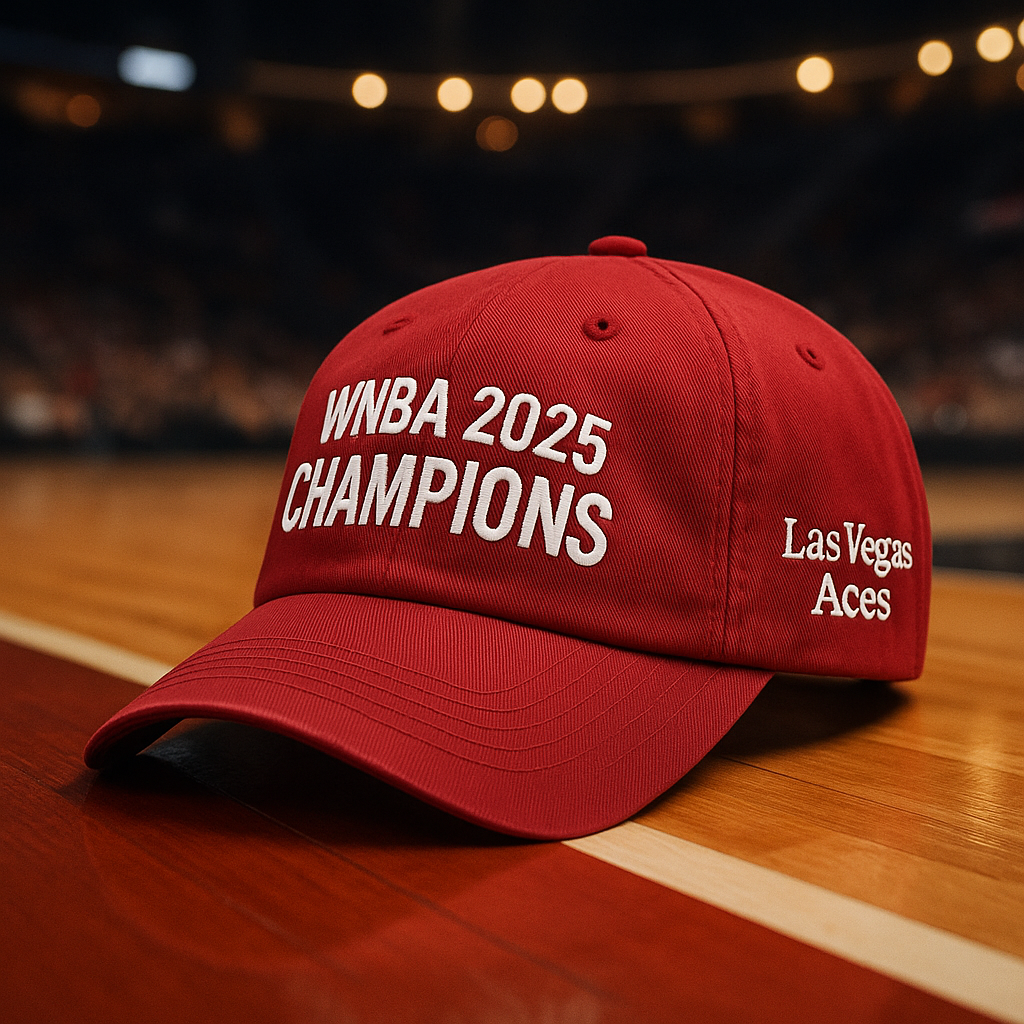 WNBA 2025 Champions Cat, Limited Edition Basketball Playoffs Cap, Team Tribute Fan Hat, Finals Celebration Champion Cap