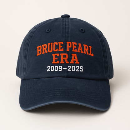 Bruce Pearl Era 2009–2025 Dad Cap – Auburn Basketball Tribute Hat, Washed Adjustable Baseball Cap