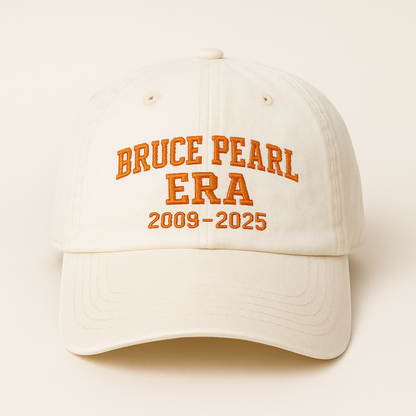Bruce Pearl Era 2009–2025 Dad Cap – Auburn Basketball Tribute Hat, Washed Adjustable Baseball Cap