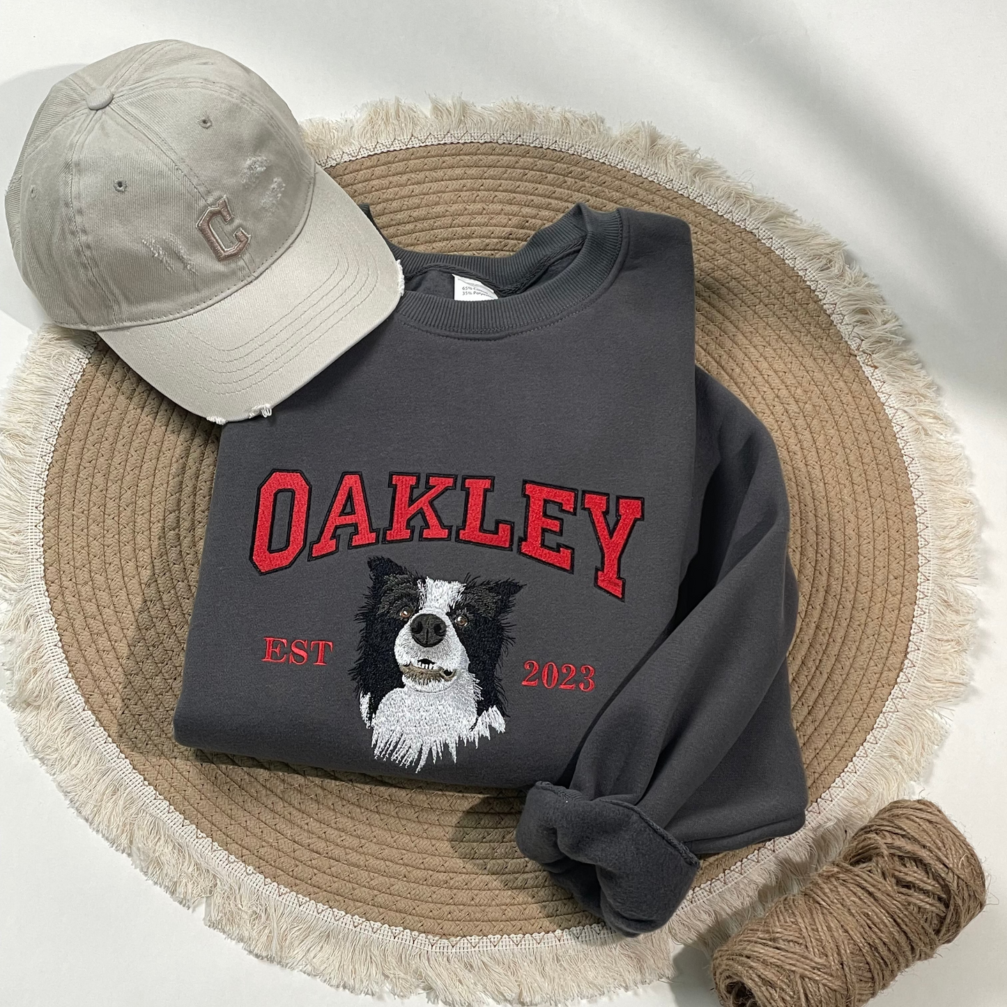 Personalized Pet Embroidred Sweatshirt