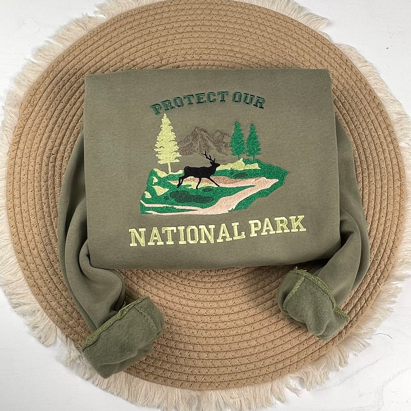 Protect Our National Parks Embroidered Sweatshirt, Park Lover Shirt
