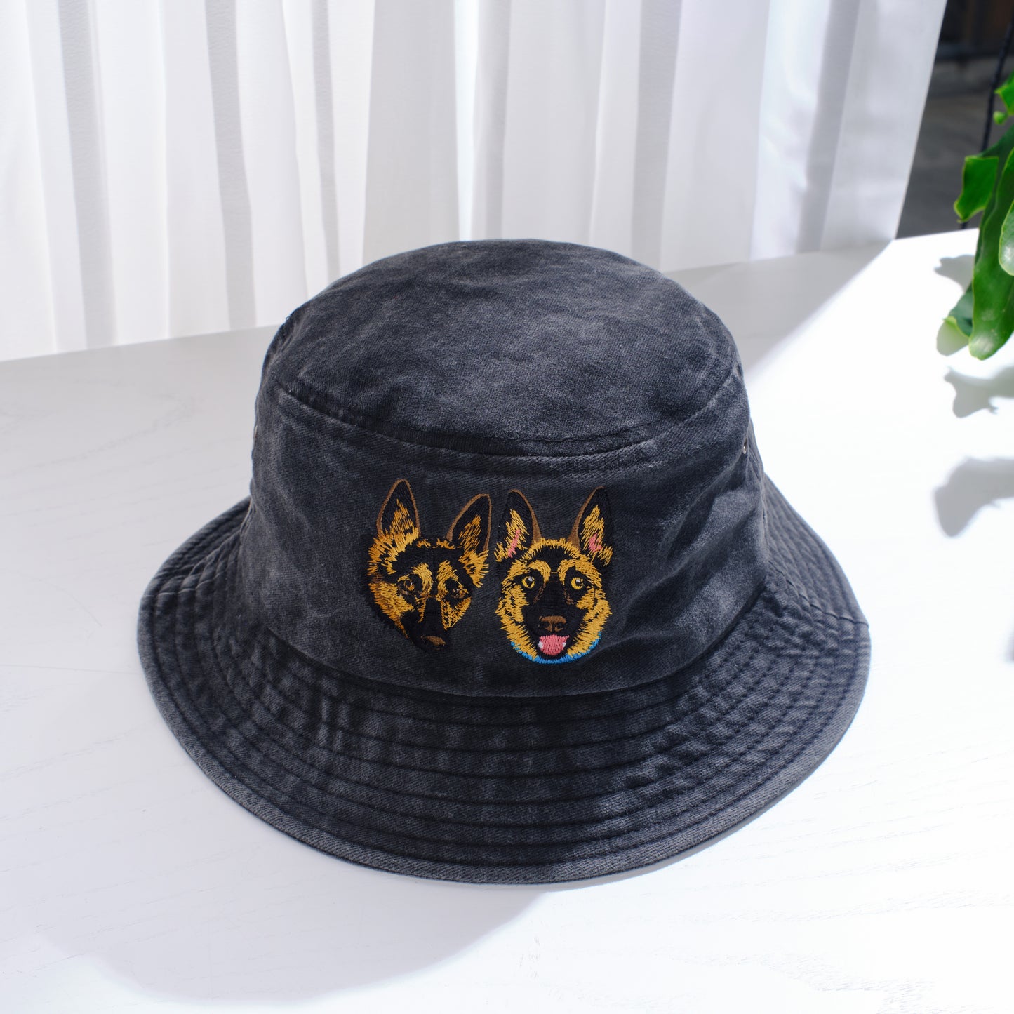 Custom Pet Portrait Bucket Cap, Gift For Pet Lovers