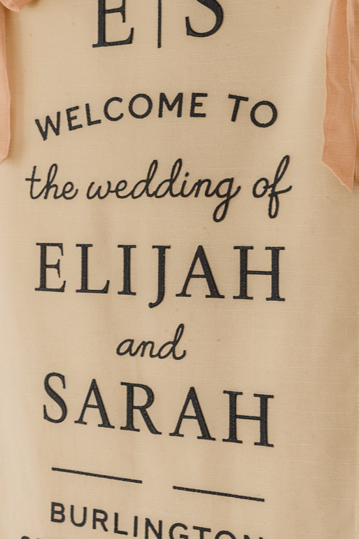 Custom Wedding Banner, Custom Wedding Sign, Party Banner, Wedding Reception Decorations