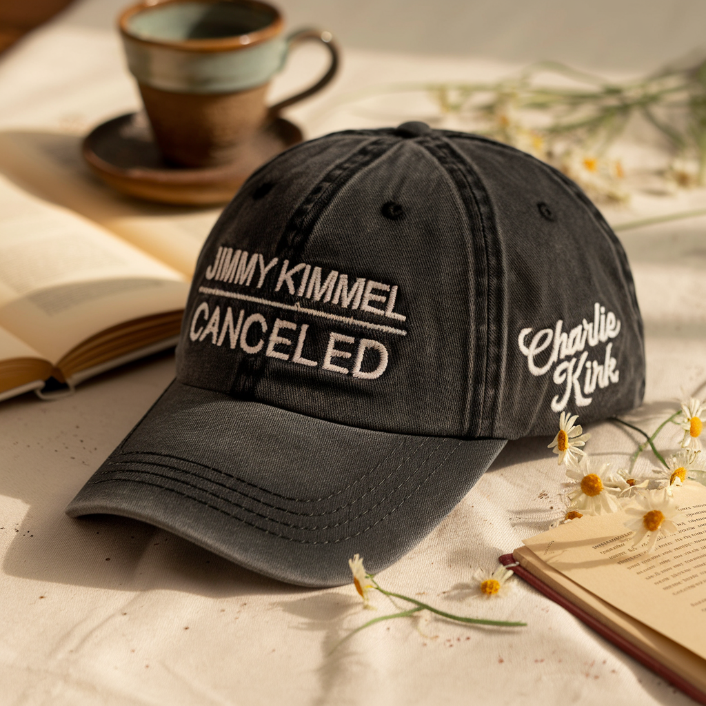 Jimmy Kimmel Fired Cap, Boycott Jimmy Kimmel, Boycott, Jimmy Kimmel Canceled