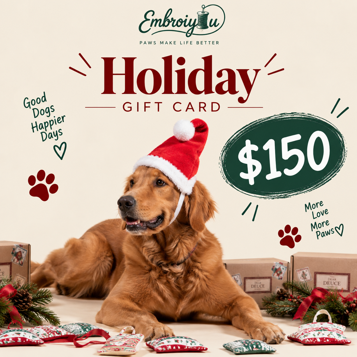 Embroiyou | Holiday Digital Gift Card