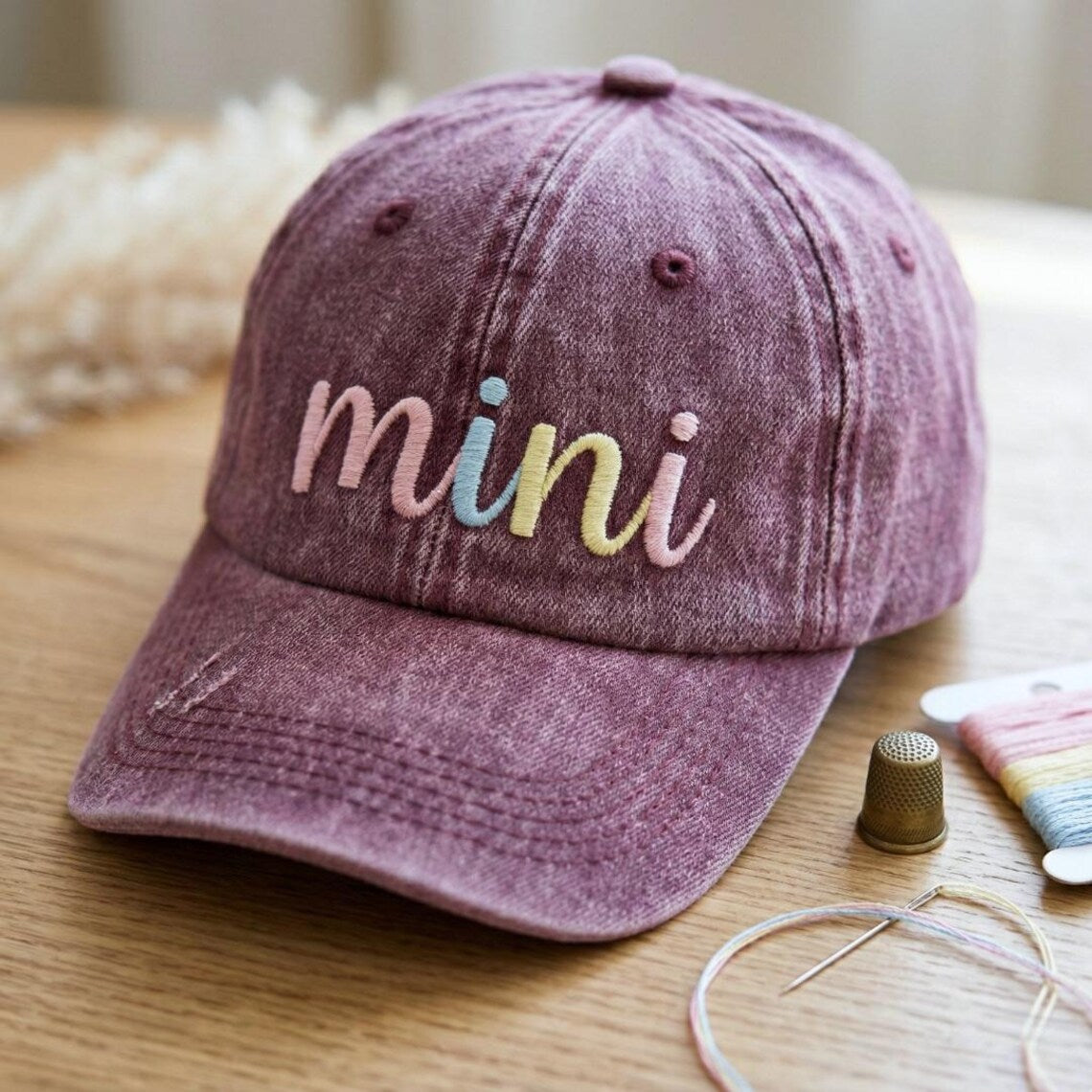 Embroiyou | Embroidered Matching Hat Mama and Mini Set